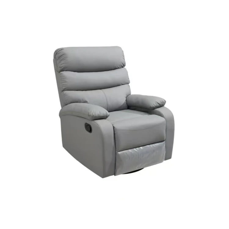 Modern Japanese Extendable Fabric Manual Rocking and Swivel Recliner Sofa Chair for Living Room