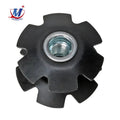 Factory Direct M4 M6 M8 Pipe Connector Square Threaded Inserts Nut for Round Square Steel Tubes End Star Nut