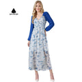 Custom Summer Ladies Evening Dress for Womens Clothing Lady Elegant Floral Women's Casual Elegant Dresses