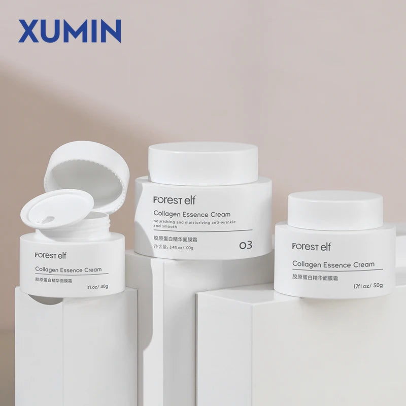 Wholesale 30ml 50ml 100ml Plastic PP Face Cream Jars White Beauty Cosmetic Container for Skincare Product