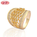 Custom Gift Items 2 Carat Wide 14K Gold Women Engagement Ring Price