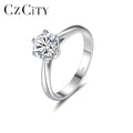 CZCITY Wedding Sterling Silver Promise Woman Jewelry VVS Diamond 2026 Trending Moissanite Eternity Ring