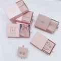 Chuanghua Pink Cute Earring Pouch Suede Jewelry Pouch Pink Insert Pad Bracelet Packaging Envelope Microfiber Suede Jewelry Pouch