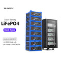 SUNPOK EU Stock 12v 24v 48v 51.2v 100ah 5kw 10kw 15kw Server Rack Mount Storage BMS Telecom Mount Tower Lifepo4 Battery 200ah