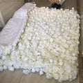 I-5004 Hot Pink White Outdoor Scene Decoration Cloth Roll up Artificial Flower Wall Backdrop for Quality Assurance