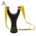 PIAOYU Wang Feihu Wood Slingshot Hunting Slingshot Rubber Accessories Ebony Solid Outdoors MegaBDM