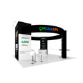 TANFU TF-J-202308010 10X10 Custom Tension Fabric Display Aluminum Tube Frames Custom Color Easy/Quick Setup Trade Booth