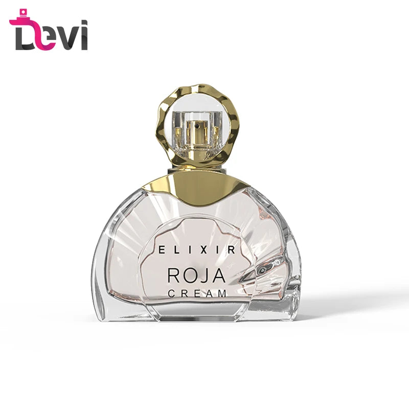 Devi New Design Glass Perfume Bottles 100ml Luxury Customizable Color Cap Empty Container Spray Fragrance Pump Sprayer Carton