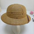 Protective Anti-collision Sun Visor Hat explorer Straw Hat Basin Hat