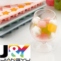 Silicon Mini Ice Cube Tray Leak Proof Removable Lid Star Heart Triangle Easier to Release BPA Free for Alcohol Coffee Beverages