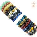 8 mm Wholesale Natural Stone Quartz Healing Crystal Beads Gemstone Bracelets for Women and Men