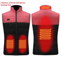 CustomHeated Jackets Vest Men Women Smart Electric Vest 4-9 Zones Heated Windproof Lightweight Gilet Heated Jackets Vest Battery