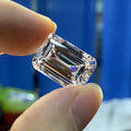 HQ Gems 6A Big Size 3x5-13X18mm Emerald Cut Zirconia Manufacturers White Loose Cubic Zirconia CZ Diamond
