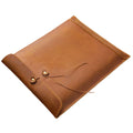 Boshiho Portable Vintage PU Leather Briefcase Fashion Office Paper Organizer Large Capacity for Storing Documents Data Contracts