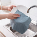 K1029 Home Washing Dish Cleaning Anti-grease Wiping Rags Efficient Absorbent Microfiber Cleaning Cloth Towel