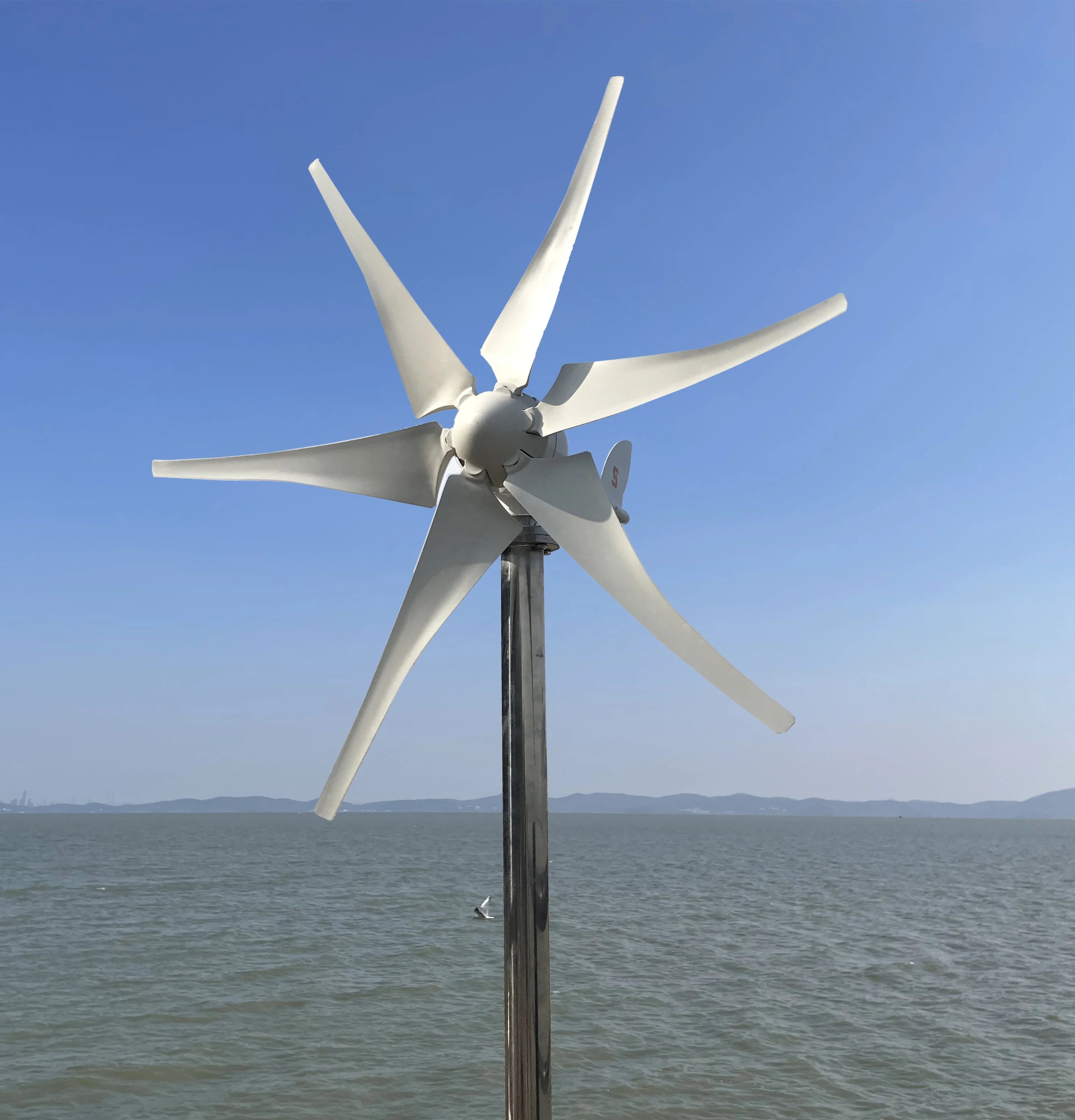 2000W 48V Free Energy Power Horizontal Turbine Wind Generator for Home or Street Lighting
