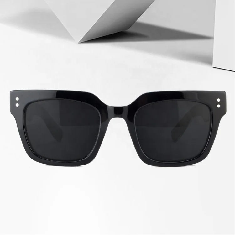 Retro Rectangle Square Shades Sunglasses Women Frame Sun Glasses 8mm Thickness Acetate Sunglasses Gafas De Sol Fuego