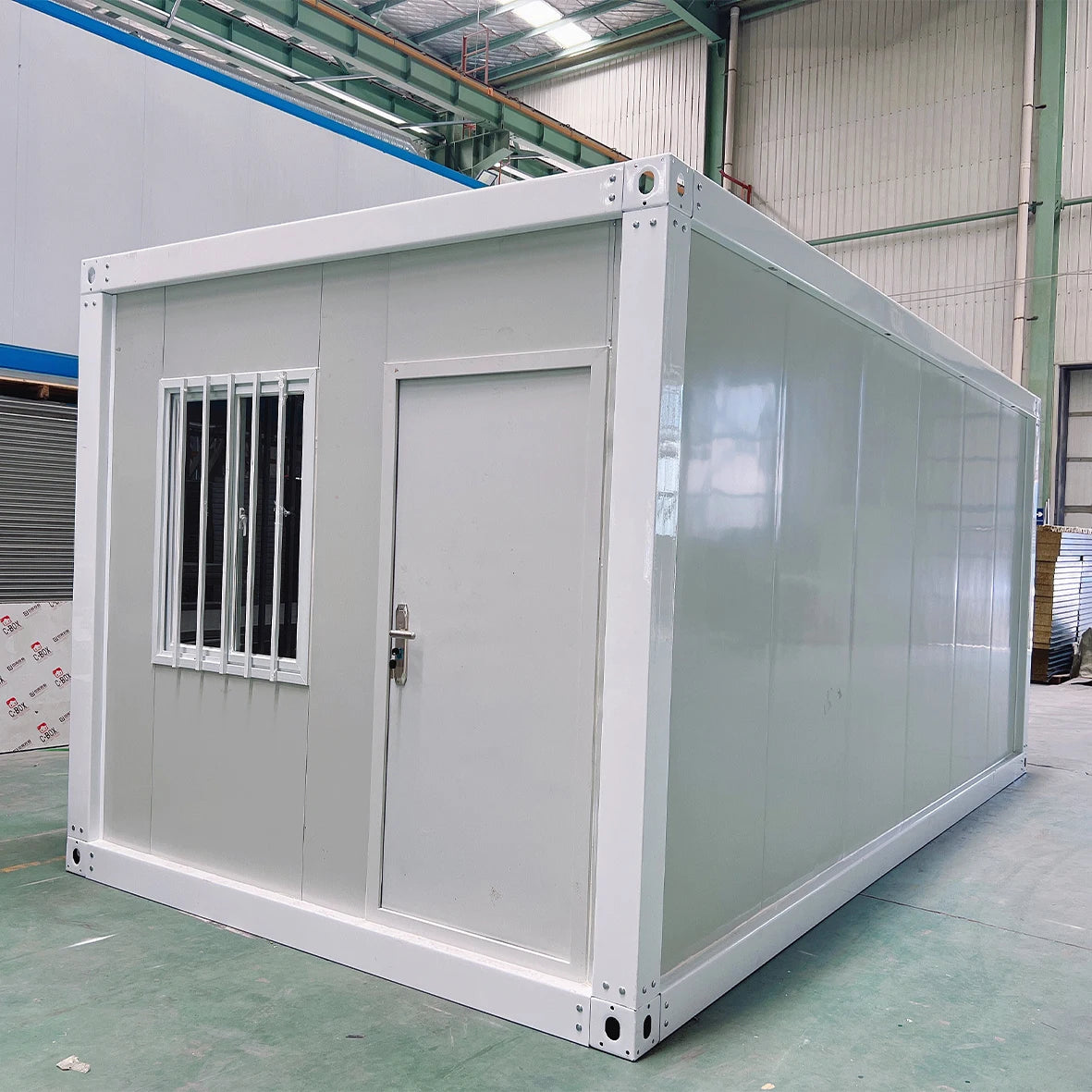 Mobile Portable 20ft Prefab Building Container Office House Sandwich Panel Material Detachable Mobile Home