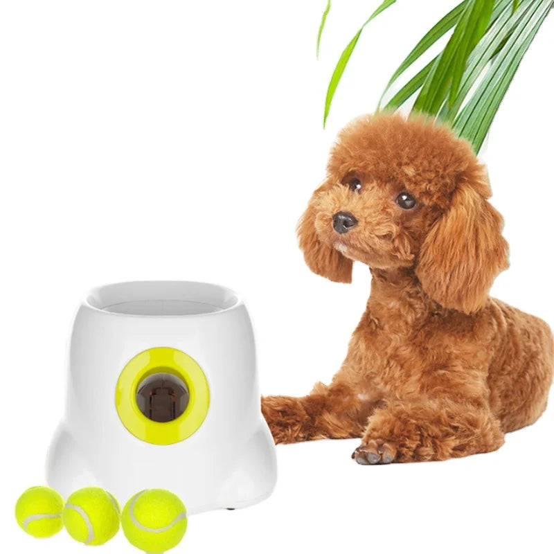 Interactive Fetch Ball Launcher Funny Dog Tennis Ball 3M 6M 9M Chucker Blaster Pet Sport Chase Bounce