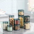 Crisper Kitchen Noodles Air Tight Sealed Bulk Pasta Grain Cereal Rectangle Clear Plastic Injection Molded Food Safe Freshness
