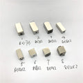Jewelry Custom logo Cuboid Stainless Steel Loose Square Spacer Beads for DIY Craft Bracelet Necklace Making