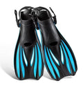 Soft Rubber Spring Heel Strap Swimming Long Diving Fins Custom OEM/ODM Short Freediving Fins