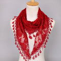 Hot Selling Fashion New Custom Designer Luxury Malaysia Head Wrap Plain Lace Hijab Scarf Women