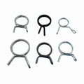 Manufacturer Whosale Automotive Fuel Line Hose Clamp Double Wire Inner Dia 5 mm to 35 mm Tube Clip Fastenings Pipe Clamps