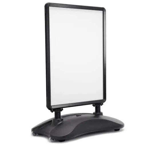 Windmaster Black Customer Stopper Sidewalk Sign Waterbase Spring Stand Advertising Display Stand B1