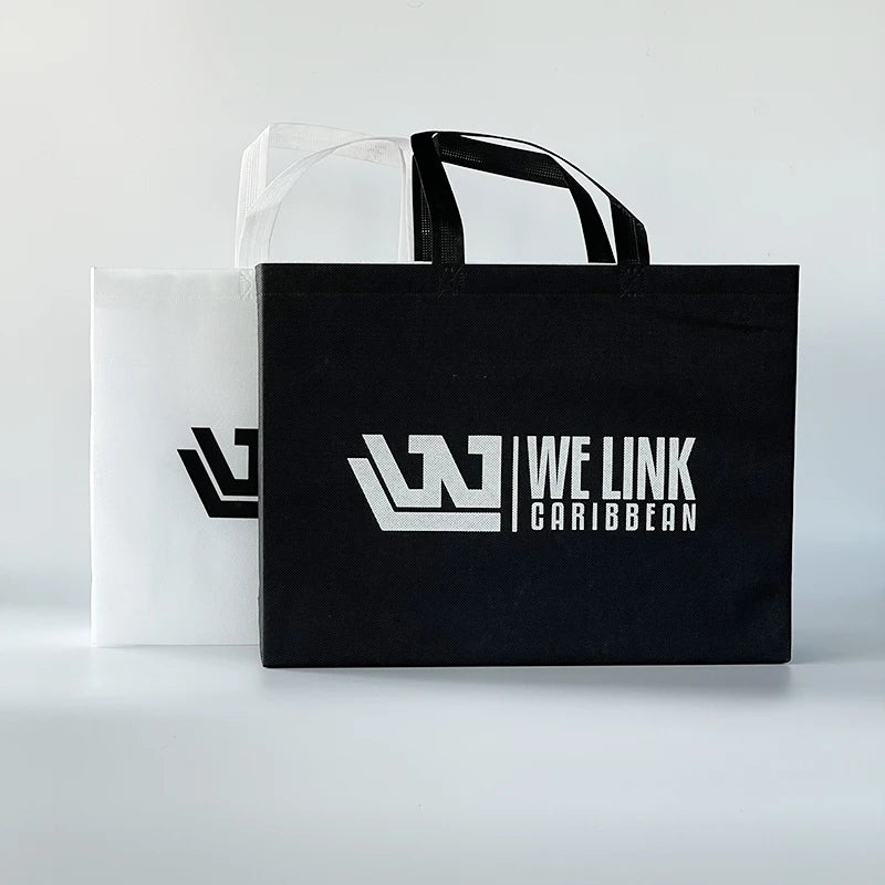 MY Manufacturing Company Fashion Logo Printed Laminated PP Non Woven Shopping Bag Eco Friendly Promotional Non Woven Bag