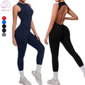 New Women's Backless Sports Bodysuit & Jumpsuit Slim Fit Sports Bodysuits Workout Running Wear