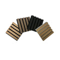 Tianyun Modern Sample Link Wooden Veneer Acoustic Slat Wall Panels Akupanel MDF PET Interior Decoration Soundproof Wall Panels MegaBDM