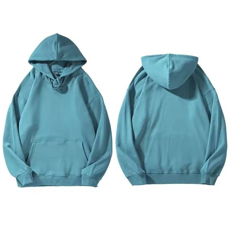 17 Colors 350gsm Heavy European Size Men Custom Design Oem logo Printed or Embroidery on Plain Blank Hoodies