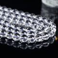 Wholesale Natural Clear Quartz Crystal Beads Loose Gemstones Beads for Jewelry Making DIY Handmade Crafts 4mm -14mm