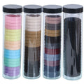 Hot Sell Seamless Hair Ties Lady Ponytail Holder Polyester Nylon Elastic Hair Band With Box for Girls