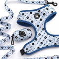 Factory OEM Custom Plaid Dog Harness Set Soft Padded Puppy Pet Harness Vest No Pull Pet Dog Harness Leash Set for Walking Training