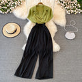 High Quality Women's Sets Summer Fashion Tops Elegant Pants 2 Piece Set Women Ropa Wholesale