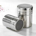 Stainless Steel Seasoning Flour Sugar Coffee Cocoa Chocolate Powder Shaker Bottle Sprinkler With Lid