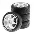 105Mm 1/8 Scale RC Off Road Buggy Tires Wheel 17Mm Hex for ARRMA Typhon Redcat Team Kyosho VRX HPI HSP Hobao