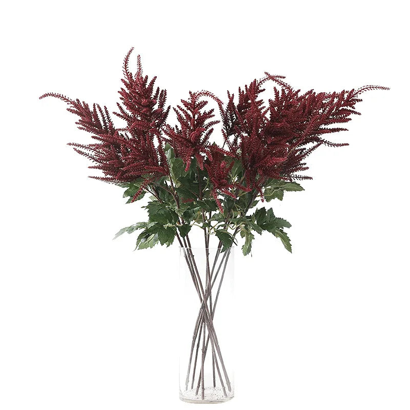Best Selling Astilbe Chinensis Faux Plastic DIY Floral Arrangement Classic Wholesale Wedding Decoration New Plants Decorative