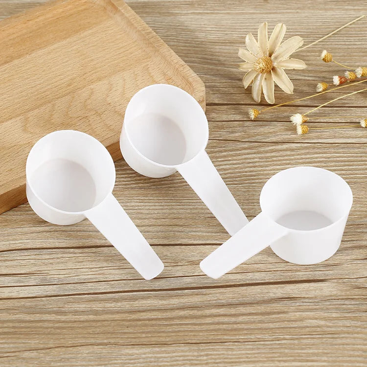 20g Food Grade Plastic Measuring Scoop Milk Powder Liquid Spoon White Plastic Measuring Spoons