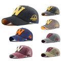 Wholesale 6 Piece Version W Vintage Patch Embroidery Custom Logo Embossed Washed 100% Cotton Baseball Cap Basketball Dad Hat