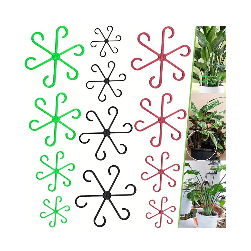 Indoor Potted Plants 12PCS Single Stem Flower Support Plant Stem Gatherer Hoops