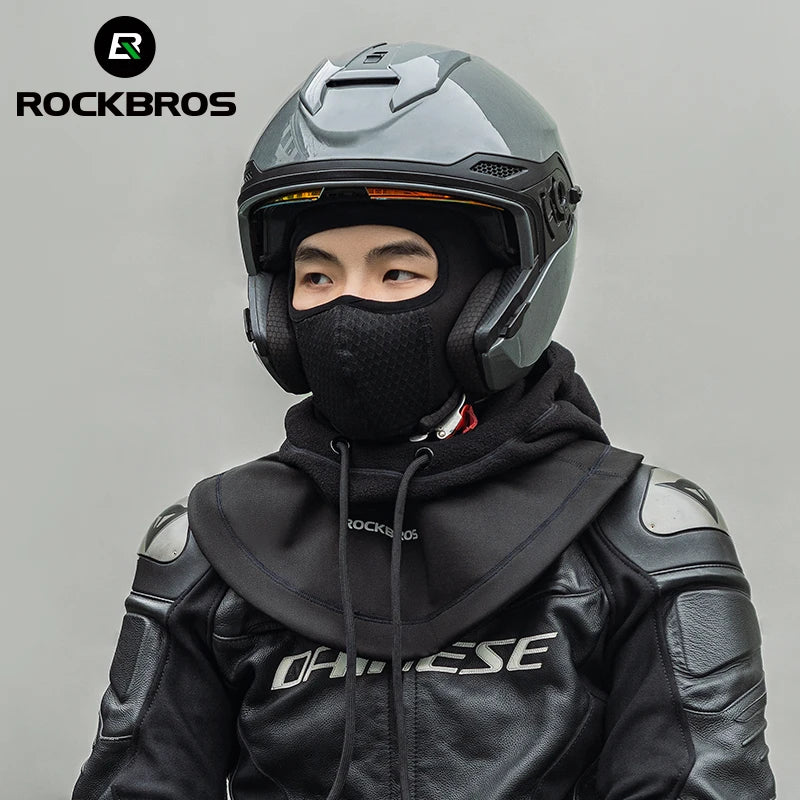 ROCKBROS Winter Warm Balaclava Windproof Ski Mask with Adjustable Polyester Hat