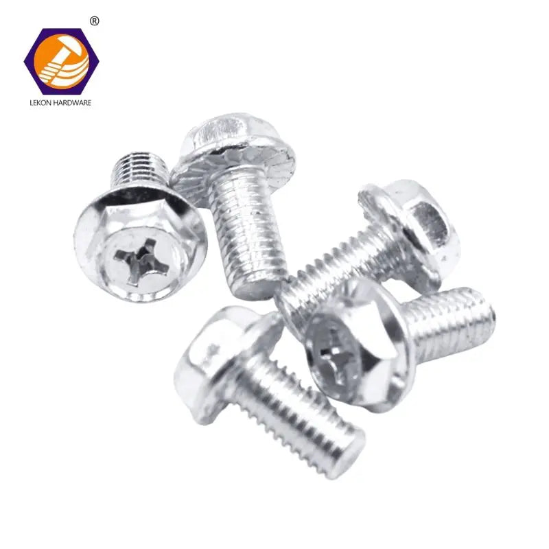 M4 M6 M8 M10 M12 Fastener Stainless Steel Flanged Hexagon Head Bolts Nuts Industrial Carbon DIN 6921 GB Standard Speedy Delivery