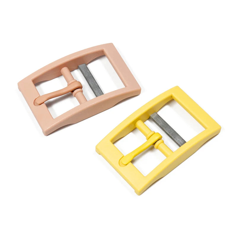 Customizable Durable Dog Collar Metal Part With Coated Plastic Buckle No-Rust Zinc Alloy Available in Various Colors