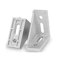 Industrial Aluminum Alloy T-Slot Profile Outer Corner Fitting 4080 Triangle Bracket Angle Connector Bracket