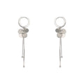 Tassel Earrings Temperament Long S925 Sterling Silver Earrings Fashion Fall/Winter Earrings Female Advanced Atmosphere