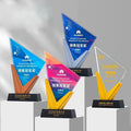 2025 New Design 3d Print Crystal Glass Awards Plaque Trophy MH-J0514