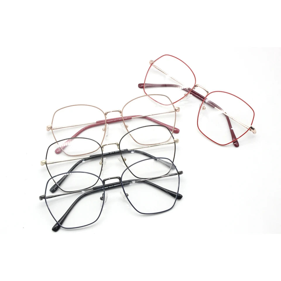 Cheap Customized Designer Frames Round Metal Eyeglass Optical Frames for Glasses
